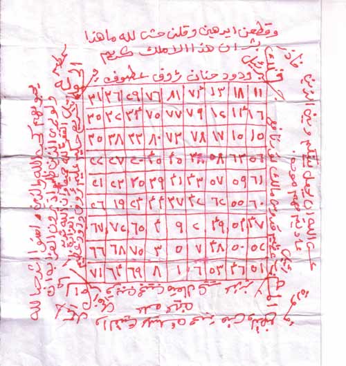 نمونه طلسم ابطال سحر و جادو حفاظت خود در برابر انواع طلسم ها