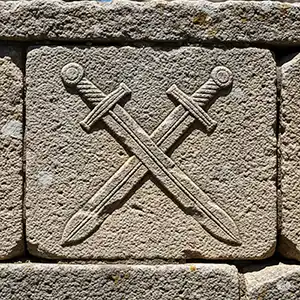 عکس دو شمشیر متقاطع 