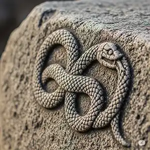 عکس نشانه مار در طلسم گنج