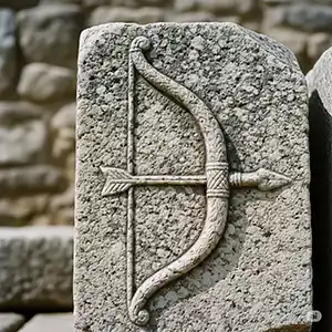 عکس نشانه کمان در گنج یابی