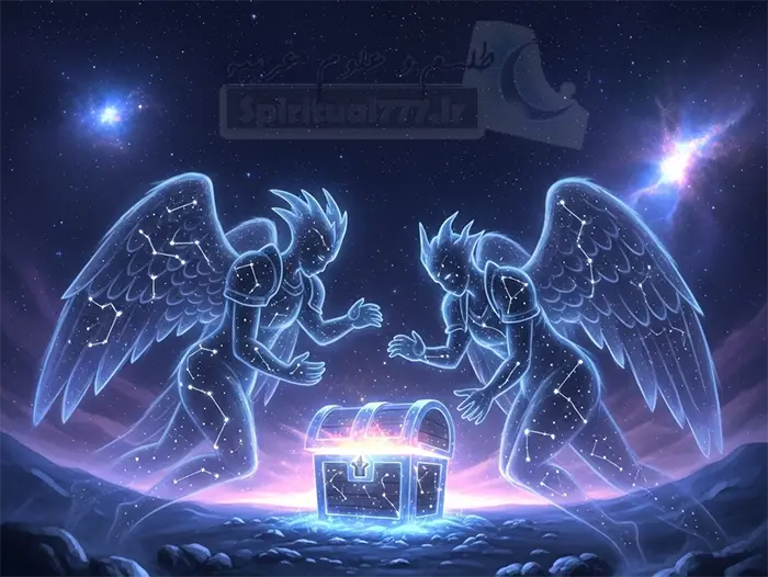 عکس تزئینی از نگهبانان گنج از نوع رصد فلکی