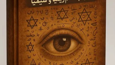 جلد کتاب سحر العیون در باب ریمیا و سیمیا